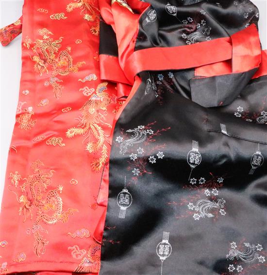 2 silk kimonos
